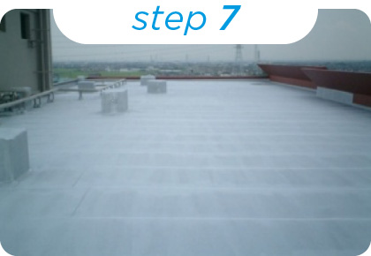 屋上防水工事 Step7 防水完了